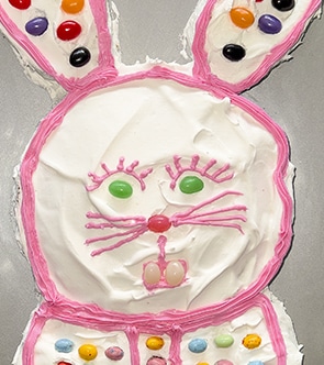 Bunny cake is an Easter tradition